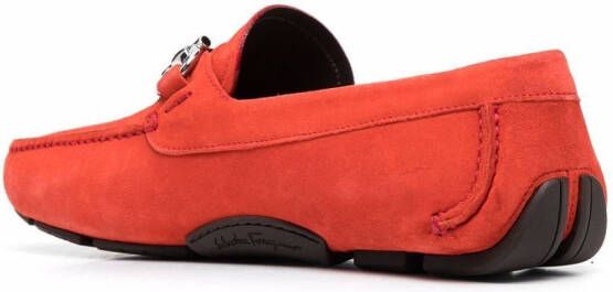 Ferragamo Parigi Eco driver shoes Red