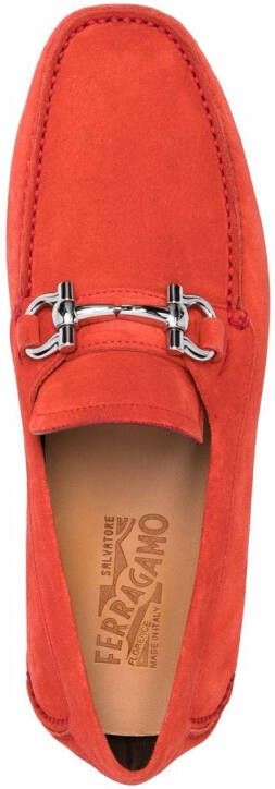 Ferragamo Parigi Eco driver shoes Red