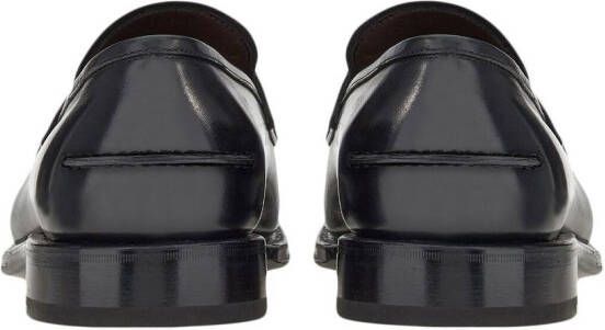 Ferragamo Penny almond toe loafers Black