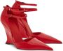 Ferragamo 105mm pointed-toe high-wedge sandals Red - Thumbnail 2