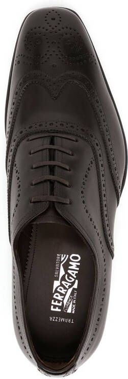 Ferragamo Poveda Oxford shoes Brown