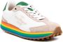 Ferragamo rainbow-soled low-top sneakers White - Thumbnail 2