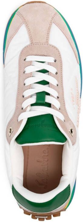 Ferragamo rainbow-soled low-top sneakers White