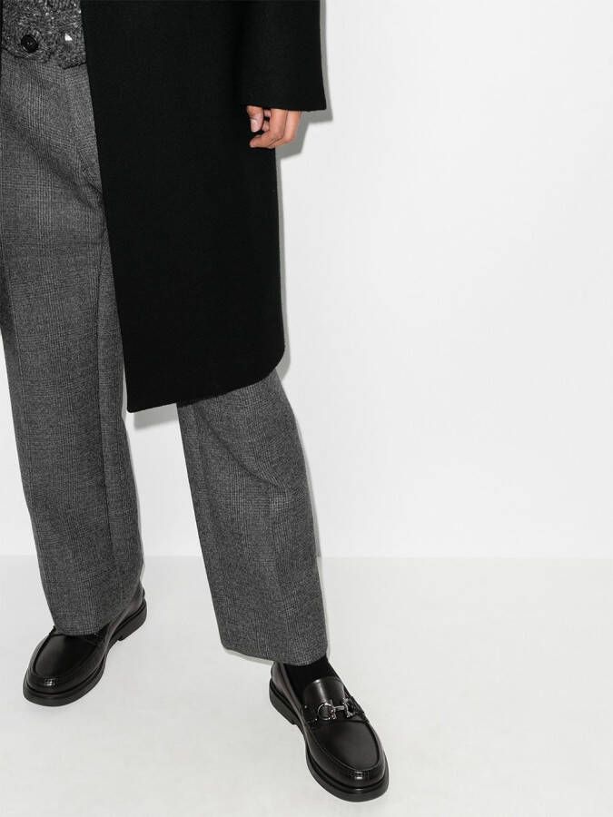 Ferragamo Ready Gancini-plaque loafers Black
