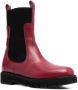 Ferragamo ribbed 40mm Chelsea boots Red - Thumbnail 2