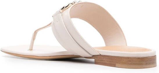 Ferragamo Rikis toe-post sandals Neutrals