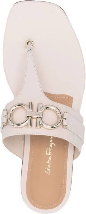 Ferragamo Rikis toe-post sandals Neutrals