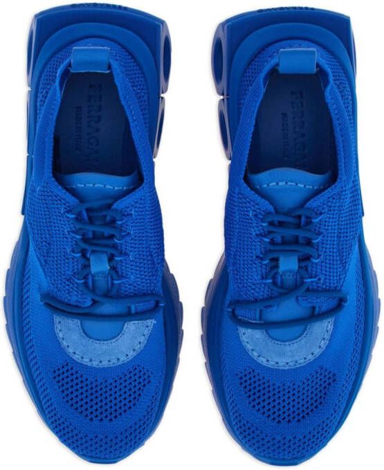 Ferragamo round-toe low-top sneakers Blue