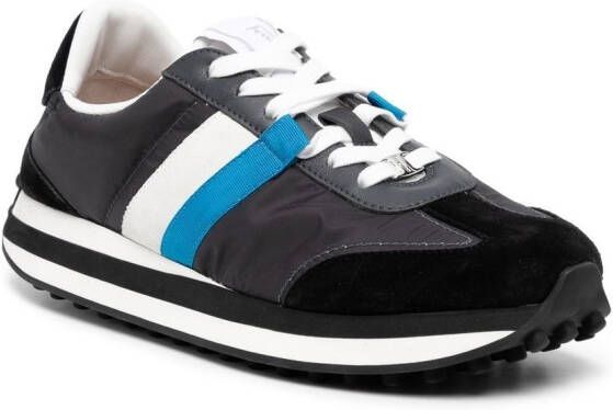 Ferragamo side-stripe low-top sneakers Grey