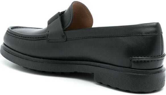 Ferragamo slip-on loafers Black