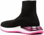 Ferragamo sock-style sneakers Black - Thumbnail 3