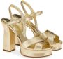 Ferragamo Sonya metallic 110mm sandals Gold - Thumbnail 4