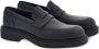 Ferragamo square-toe leather loafers Black - Thumbnail 1