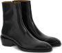 Ferragamo squared-toe leather ankle boots Black - Thumbnail 2