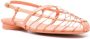 Ferragamo strapped-design slingback sandals Orange - Thumbnail 2