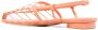 Ferragamo strapped-design slingback sandals Orange - Thumbnail 3