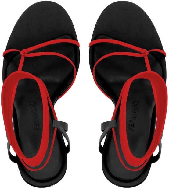 Ferragamo strappy stiletto sandals Black