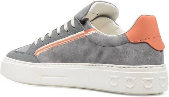 Ferragamo suede low-top sneakers Grey