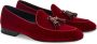 Ferragamo tasselled velvet loafers Red - Thumbnail 2