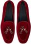 Ferragamo tasselled velvet loafers Red - Thumbnail 4