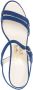 Ferragamo textured wedge sandals Blue - Thumbnail 4
