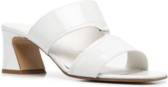 Ferragamo Tot 55mm double-strap sandals White