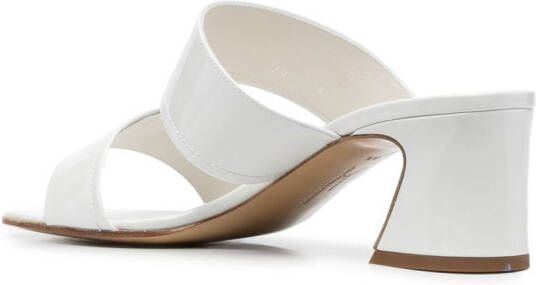 Ferragamo Tot 55mm double-strap sandals White