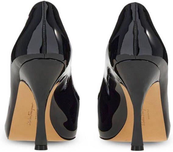 Ferragamo Vara 100mm leather pumps Black