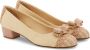 Ferragamo Vara 30mm raffia pumps Neutrals - Thumbnail 2