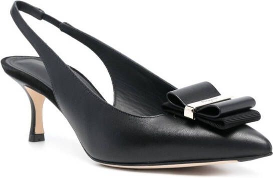 Ferragamo Vara Bow 10mm slingback pumps Black