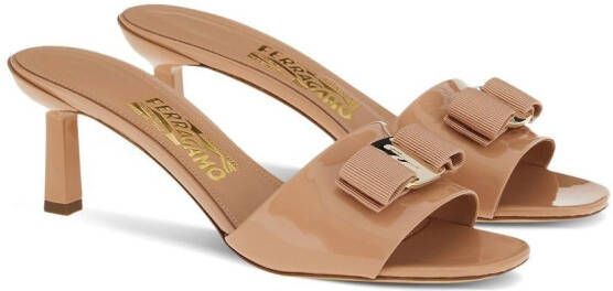 Ferragamo Vara bow 55mm sandals Neutrals
