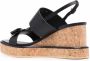 Ferragamo Vara Bow 55mm wedge sandals Black - Thumbnail 3