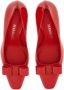 Ferragamo Vara Bow 85mm patent leather pumps Red - Thumbnail 4
