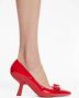 Ferragamo Vara Bow 85mm patent leather pumps Red - Thumbnail 5
