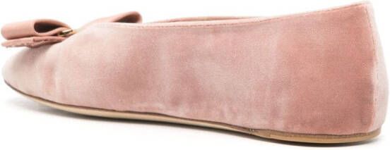 Ferragamo Vara-bow ballerina shoes Pink