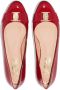 Ferragamo Vara bow ballerina shoes Red - Thumbnail 4