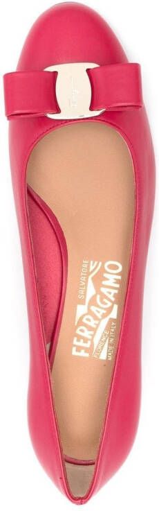 Ferragamo Vara-bow décolleté pumps Pink