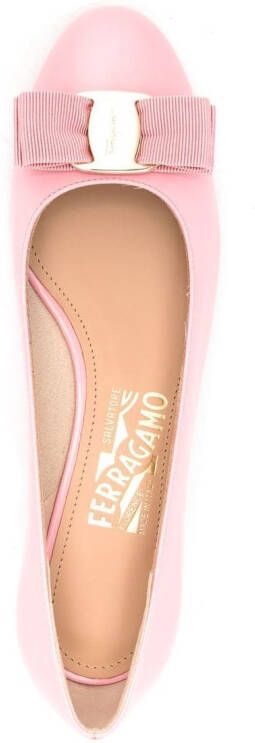 Ferragamo Vara bow-detail 40mm pumps Pink