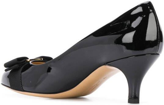 Ferragamo Vara bow mid-heel pumps Black