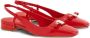Ferragamo Vara-bow patent leather ballerina shoes Red - Thumbnail 2