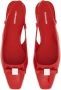 Ferragamo Vara-bow patent leather ballerina shoes Red - Thumbnail 4