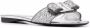 Ferragamo Vara Bow glitter slide sandals Silver - Thumbnail 2