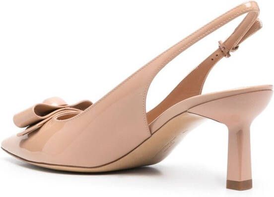 Ferragamo Vara-bow slingback pumps Neutrals