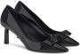 Ferragamo 70mm Vara bow patent pumps Black - Thumbnail 2