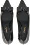 Ferragamo 70mm Vara bow patent pumps Black - Thumbnail 4
