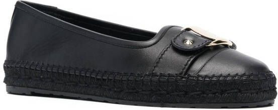 Ferragamo Vara buckle-detail espadrilles Black