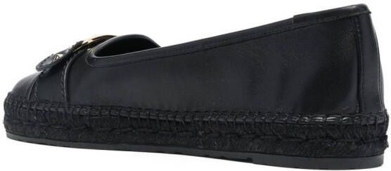 Ferragamo Vara buckle-detail espadrilles Black