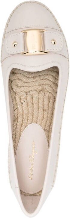 Ferragamo Vara buckle-detail espadrilles Neutrals