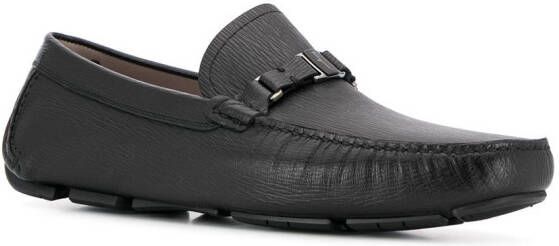 Ferragamo Vara buckle driving shoes Black