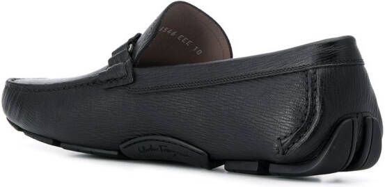 Ferragamo Vara buckle driving shoes Black